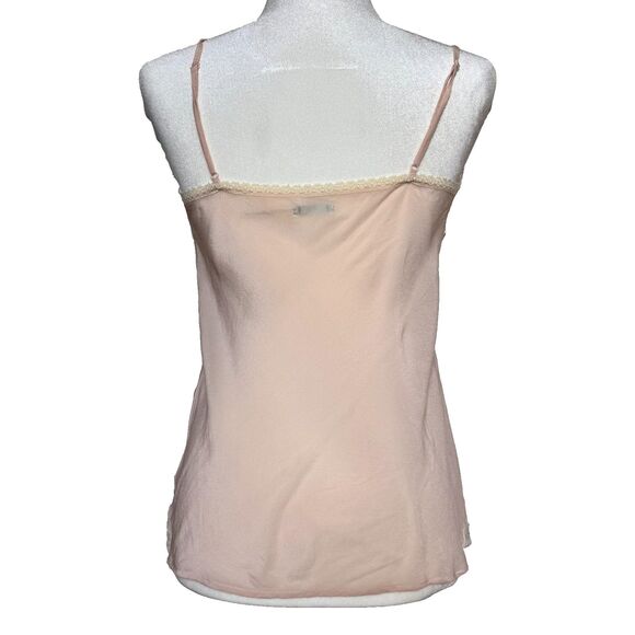Urban Outfitters Baby Pink 100% Silk Lace Camisole Slip Women’s M Y2K Coquette - Picture 2 of 9